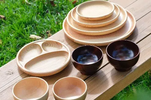 木製の雑貨　食器